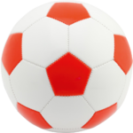 piłka nożna biało-czerwona, biedronka