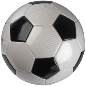 piłka do nogi typu biedronka z połyskującą powłoką