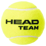 piłka tenisowa, żółta z napisem head team
