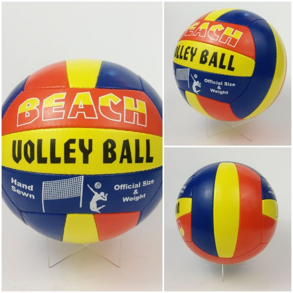 piłka tenisowa Beach Volley Ball, kolorowa, kilka ujęć piłki